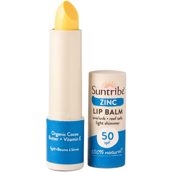 2026 Suntribe Organic Mineral Zinc Lip Balm SPF 50 STLBZS
